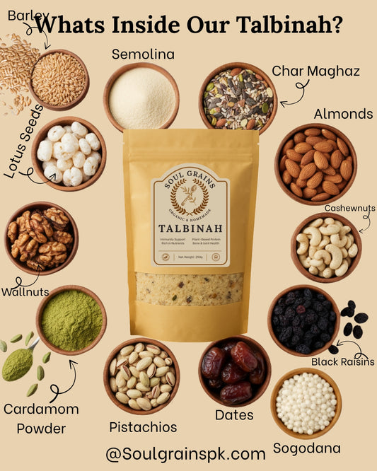 Talbinah for Weight Gain- 100% Organic - 12 Premium Ingredients