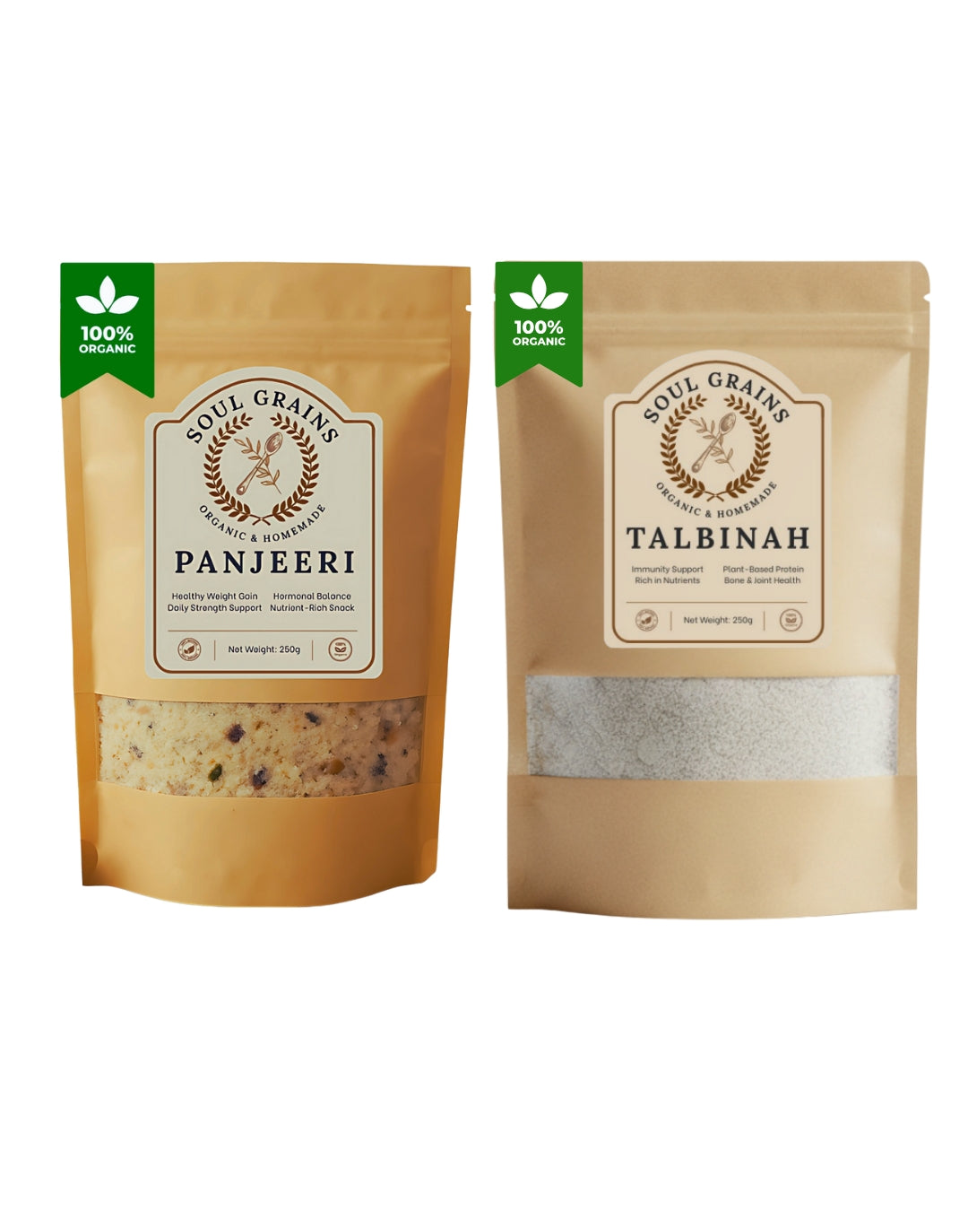 Talbinah + Panjeeri - Fast Weight Gain (100% Organic) - 12 Ingredient